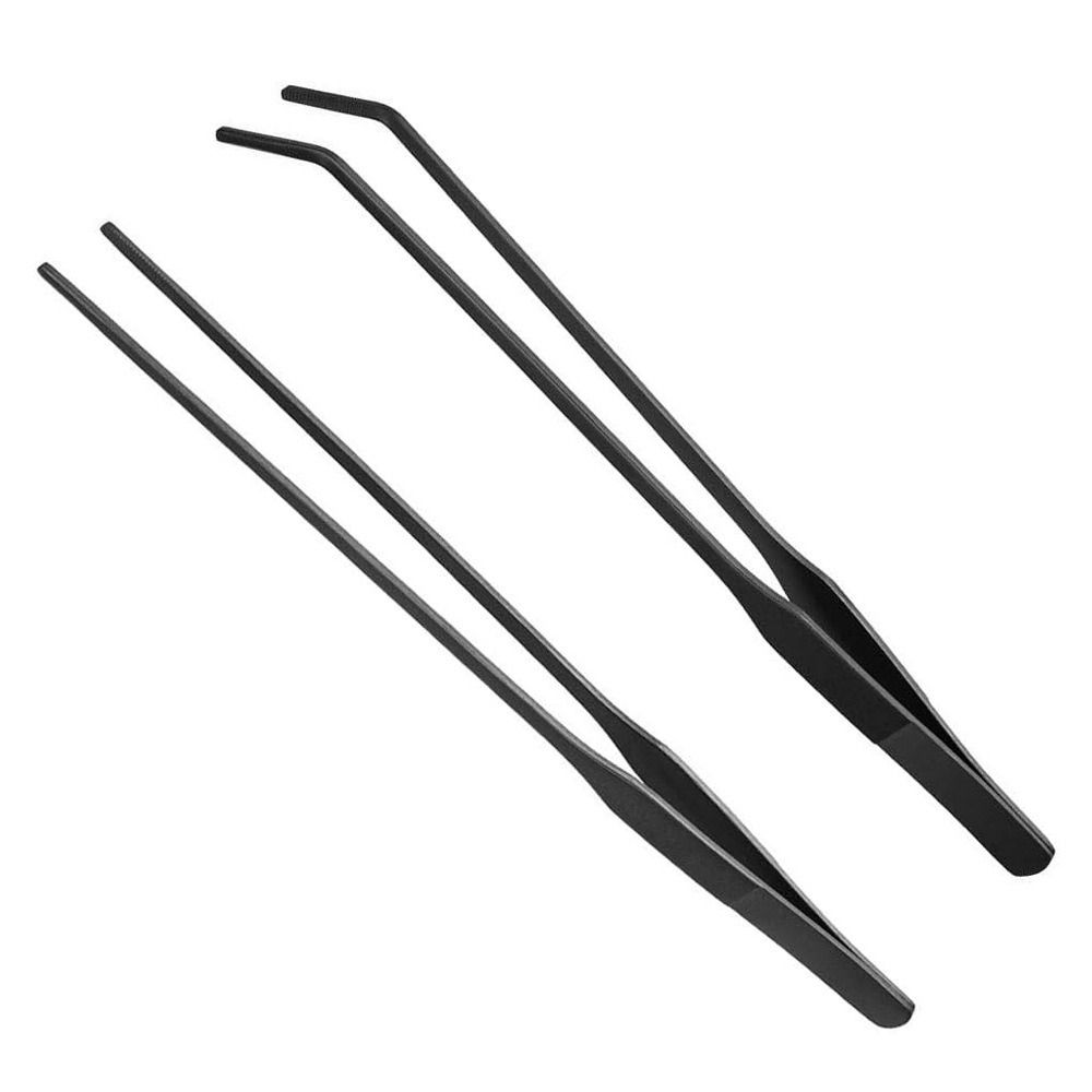 Non Planted Aquarium Fish - Stainless Steel Long Aquarium Tweezers Non-Slip
