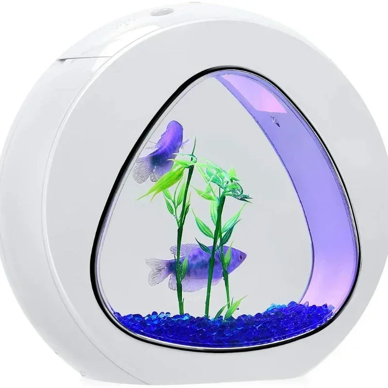 Betta Fish Tank, Fish Aquarium - Planted Aquarium Bowl 评论和价格