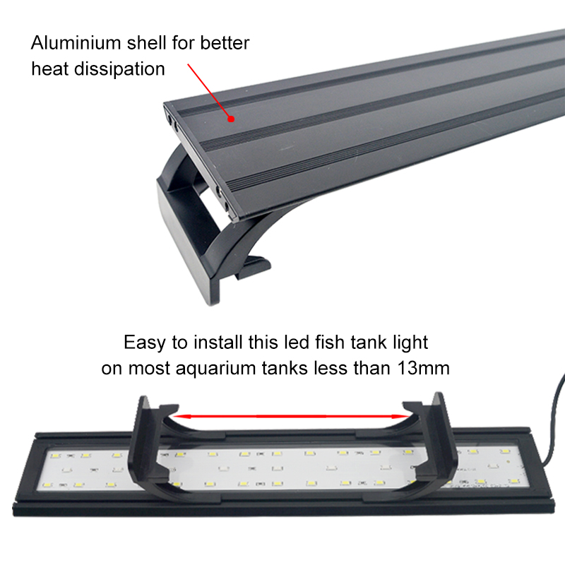 Aquarium LED Light for 16-64CM - Aquarium Plant Growing 评论和价格