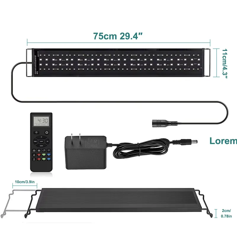 SIROKA 75cm Professional LED F - Planted Aquarium Hours 评论和价格