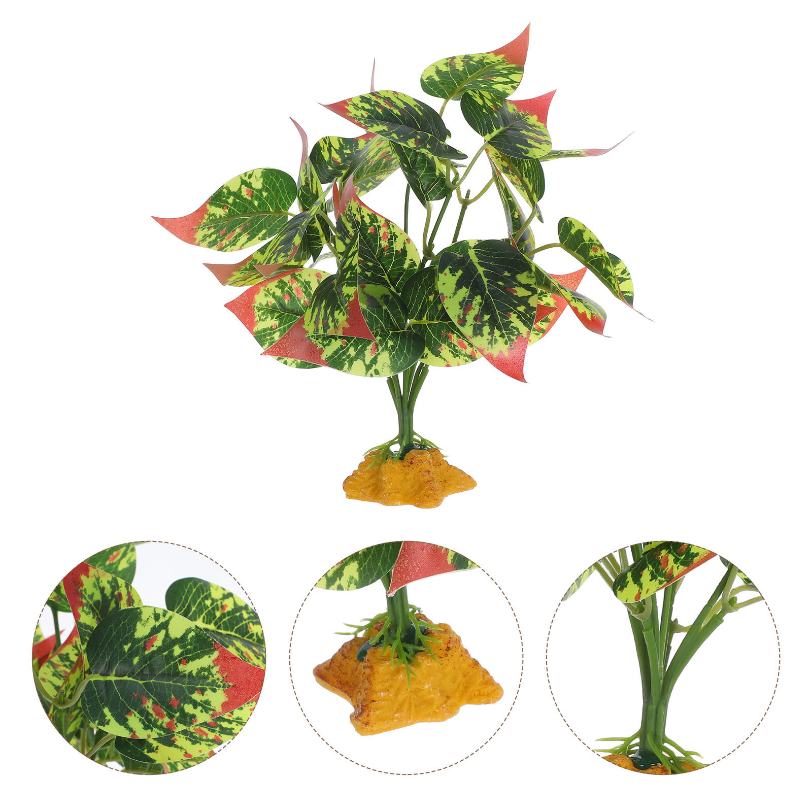 Lifelike ABS Artificial Plants - Planted Aquarium Bowl 评论和价格