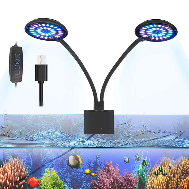 USB Aquarium LED Light Fish Ta - Aquarium Plant Growing 评论和价格