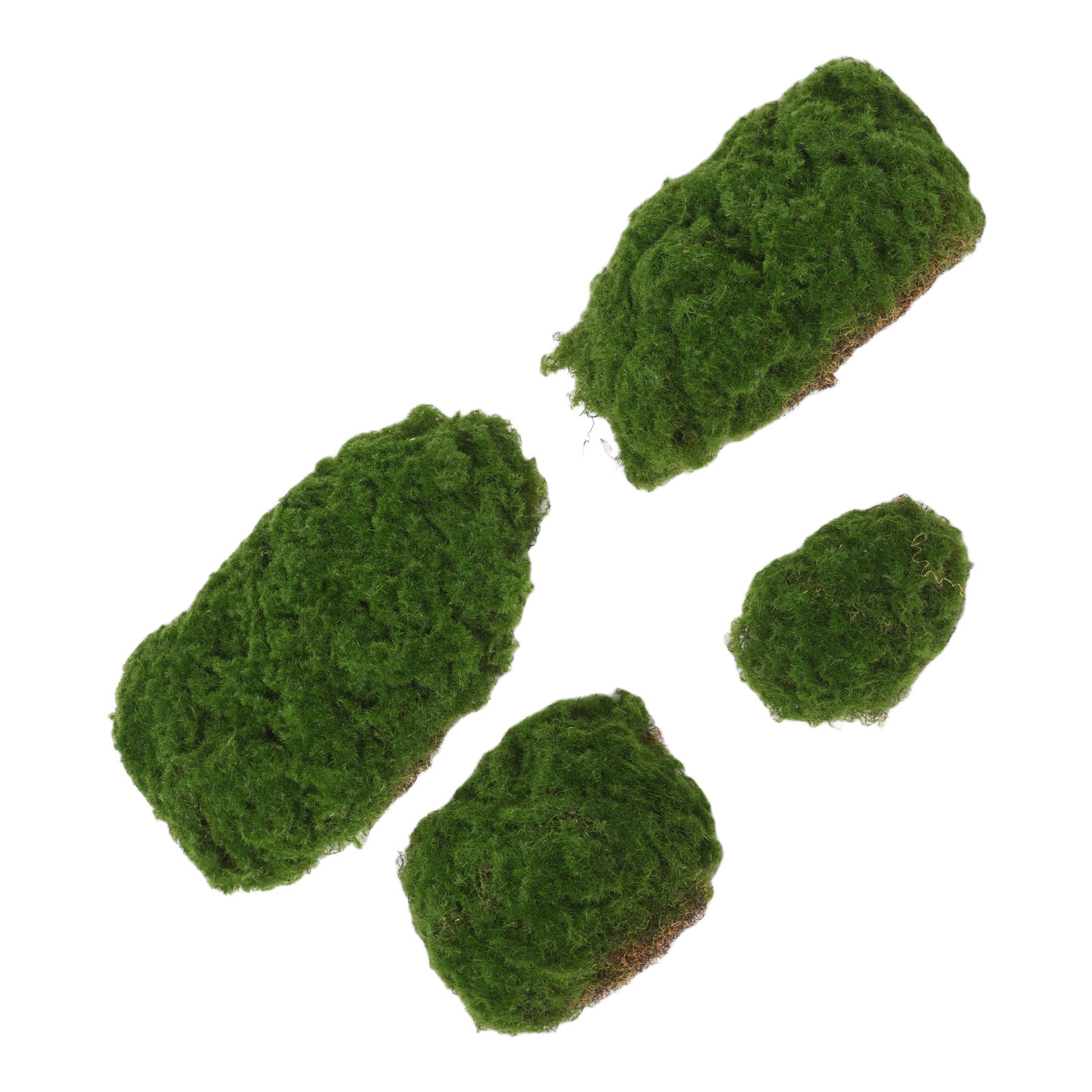 4Pcs Fake Moss Rocks High Real - Aquarium Planted Plants 评论和价格