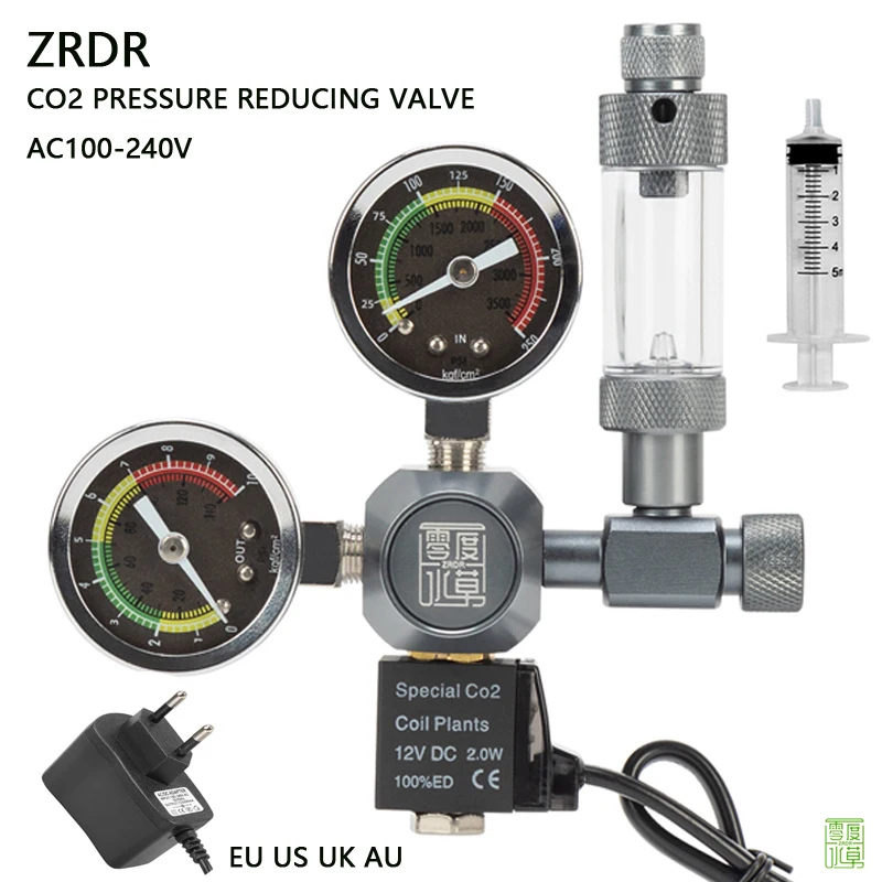 ZRDR Aquarium CO2 Regulator El - Planted Aquarium Co2 评论和价格