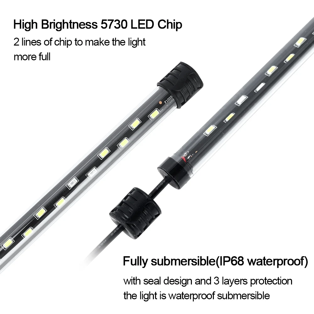 58CM  Aquarium Light LED Plant - Aquarium Plant Growing 评论和价格