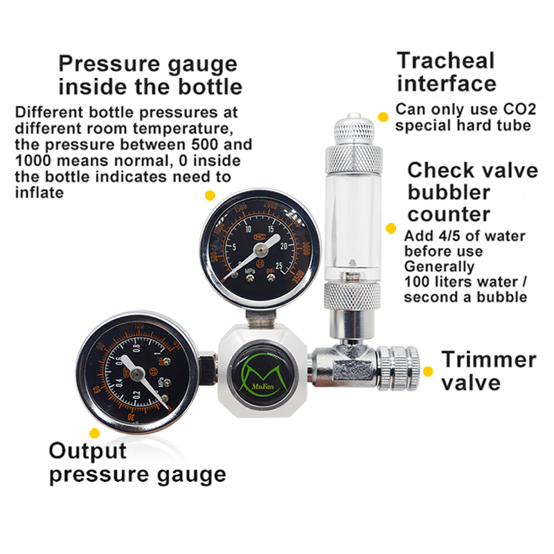 Aquarium CO2 Regulator Magneti - Planted Aquarium Parameters 评论和价格