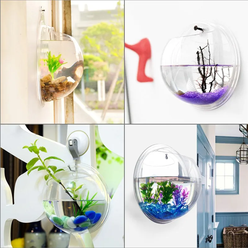 Transparent acrylic hanging wa - Planted Aquarium Bowl 评论和价格
