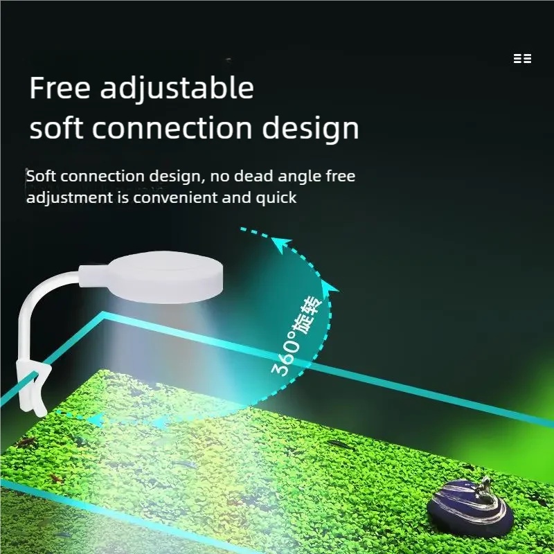 3W LED Clip-On Aquarium Light  - Aquarium Plant Growing 评论和价格