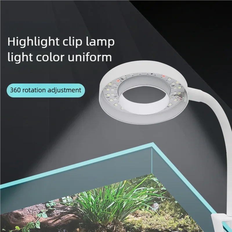 3W LED Clip-On Aquarium Light  - Aquarium Plant Growing 评论和价格