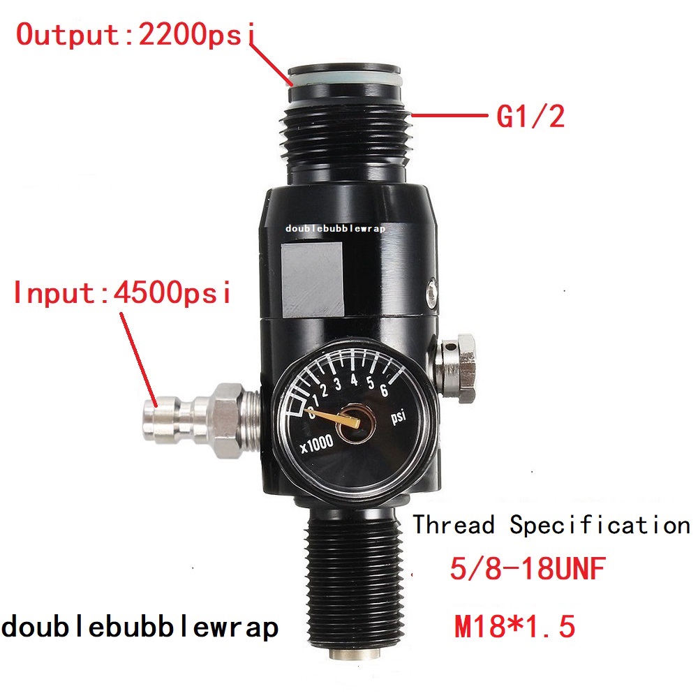 Regulator Valve 5/8-18UNF or M - Planted Aquarium Co2 评论和价格