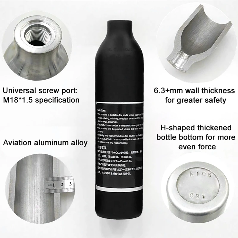 High Pressure Bottle Thread M1 - Planted Aquarium Parameters 评论和价格