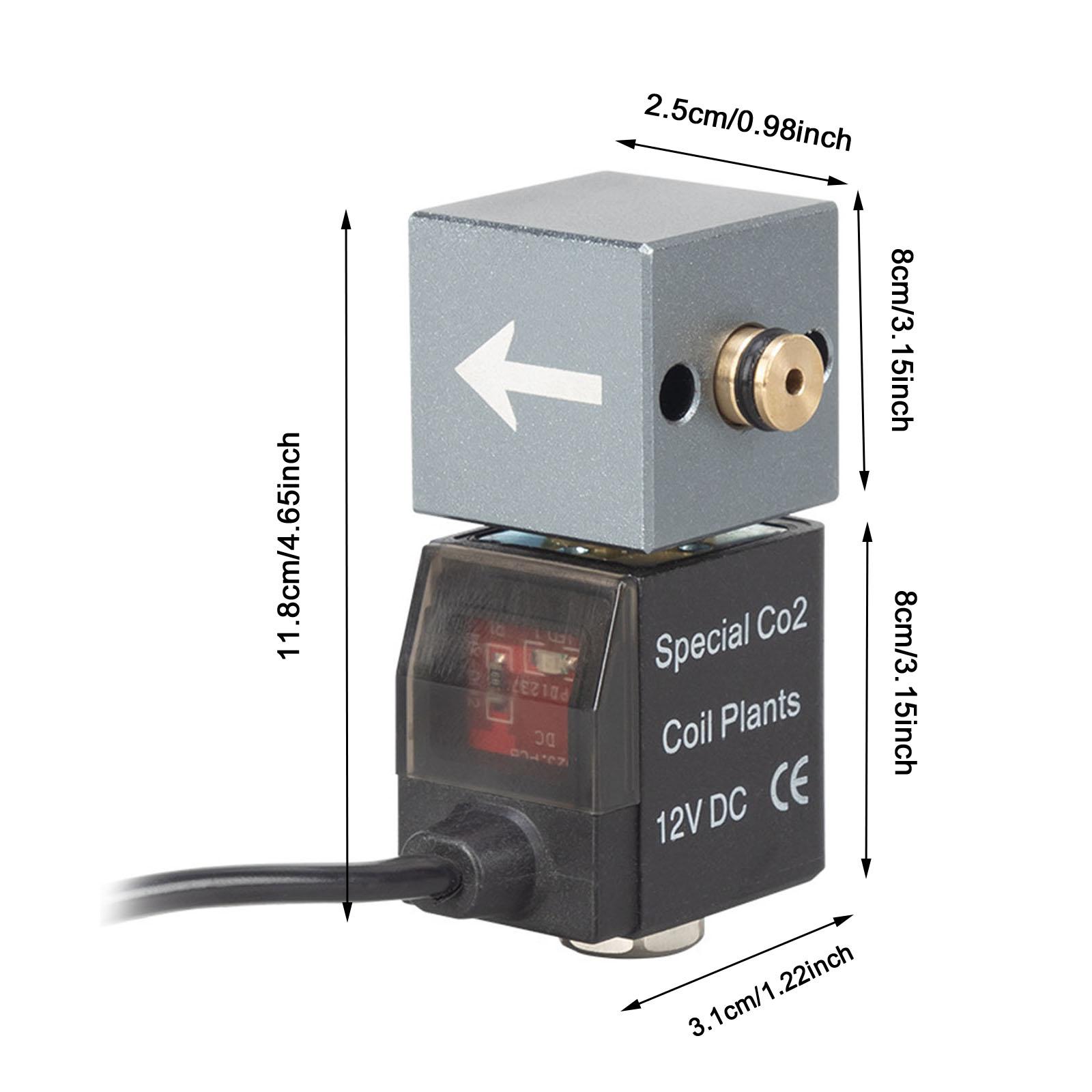 Aquarium CO2 Solenoid Kit Alum - Aquarium Plant No Co2 评论和价格